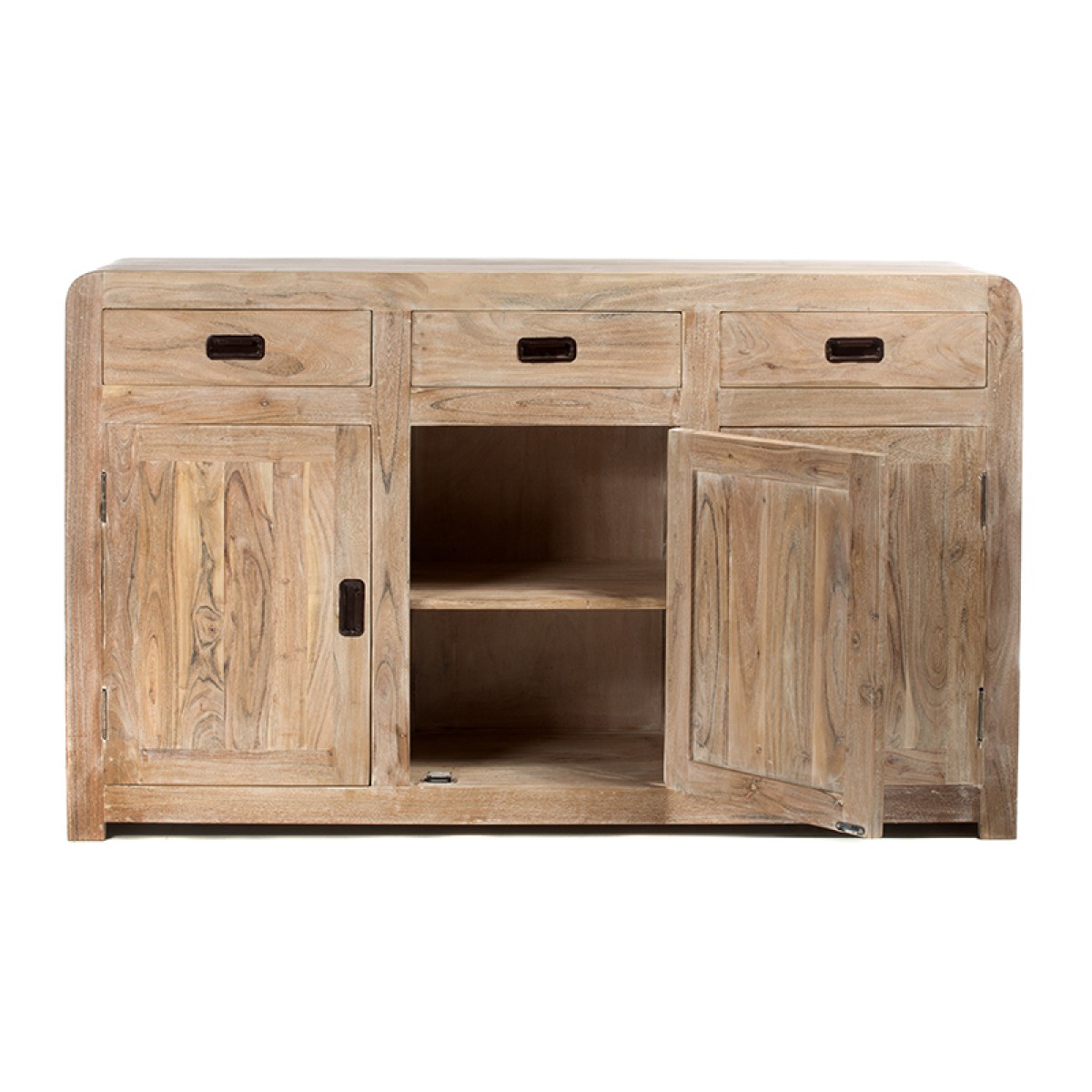Artekko Attari Ξύλινος Μπουφές σε Λευκή Απόχρωση (150x40x90)cm