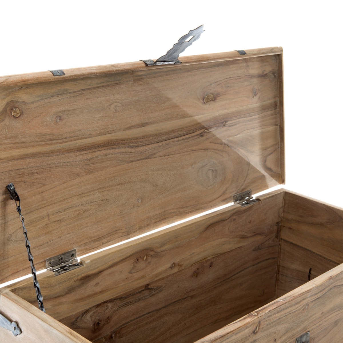 Artekko Μπαούλα ξύλινα σε πατίνα Σετ/2 (101x44x46)cm (83x33x36)cm