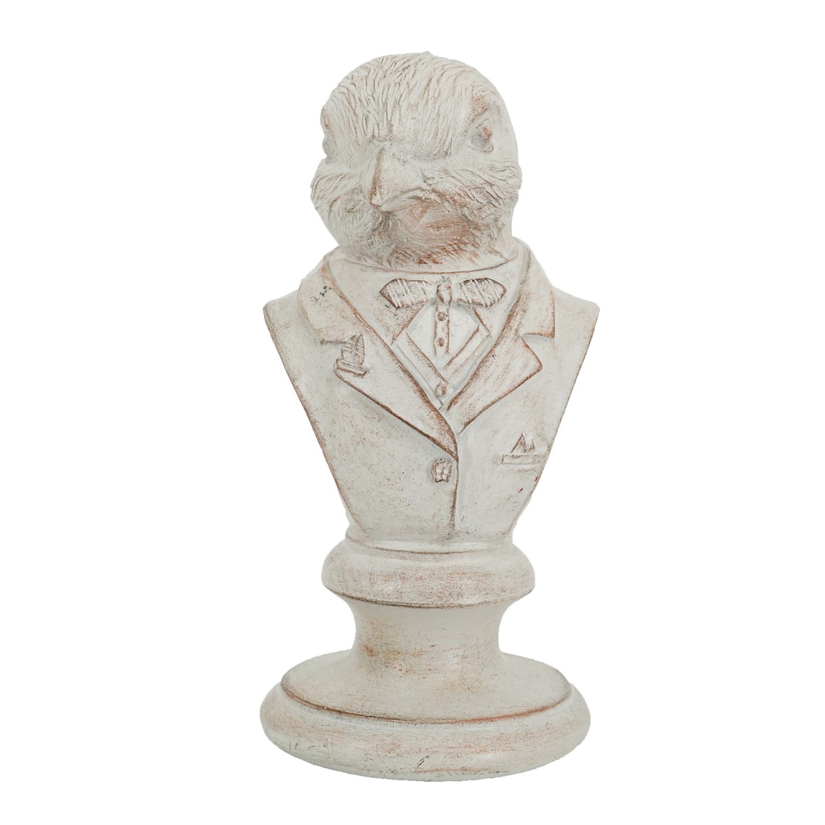 Artekko Bird Διακοσμητικό Πουλί Ρητίνης σε Λευκή Πατίνα (10.5x10.5x21)cm Artekko Bird Διακοσμητικό Πουλί Ρητίνης σε Λευκή Πατίνα (10.5x10.5x21)cm