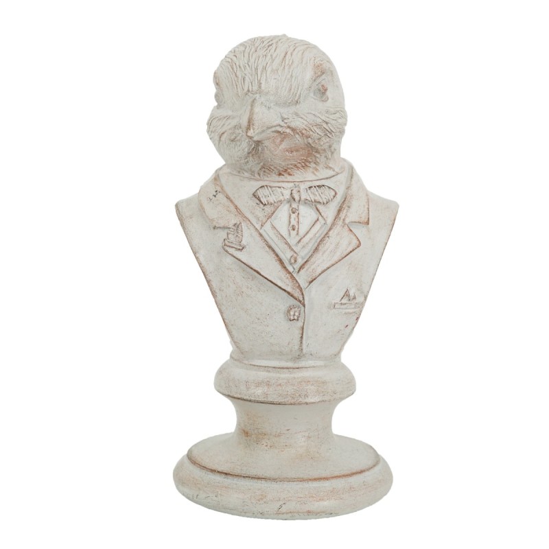 Artekko Bird Διακοσμητικό Πουλί Ρητίνης σε Λευκή Πατίνα (10.5x10.5x21)cm Artekko Bird Διακοσμητικό Πουλί Ρητίνης σε Λευκή Πατίνα (10.5x10.5x21)cm