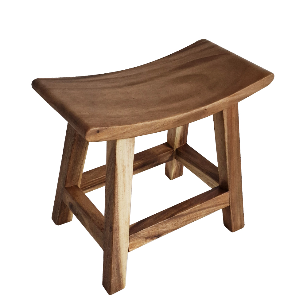 Artekko Verona Ξύλινο Σκαμπό σε Φυσική Απόχρωση (50x25x46)cm