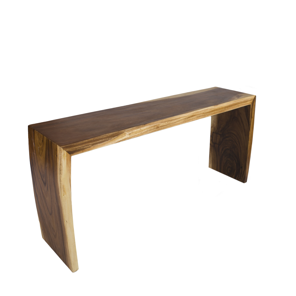 Artekko Verona Ξύλινη Κονσόλα σε Φυσική Απόχρωση (165x40x76)cm