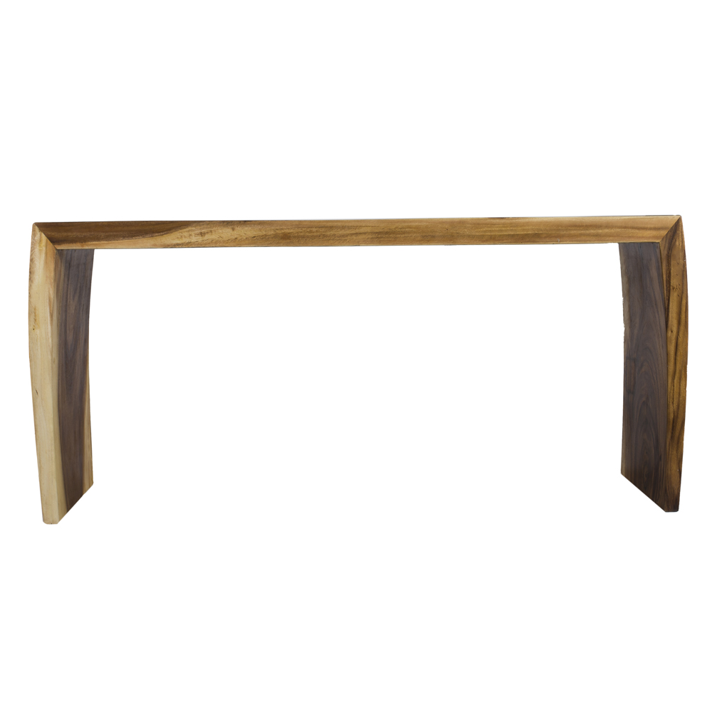 Artekko Verona Ξύλινη Κονσόλα σε Φυσική Απόχρωση (165x40x76)cm
