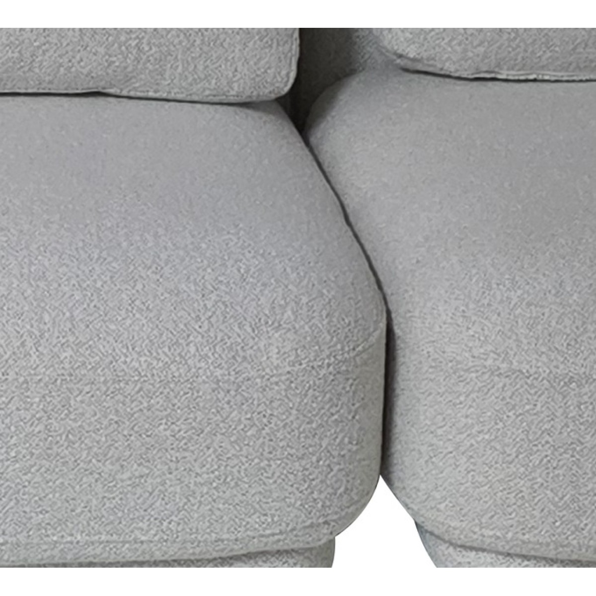 Artekko Cloud Μπεζ Υφασμάτινος Μπουκλέ Πολυμορφικός Γωνιακός Καναπές με 3 Ανεξάρτητα Κομμάτια (98x95x68)cm (80x93x68)cm (92x157x68)cm 3pcs