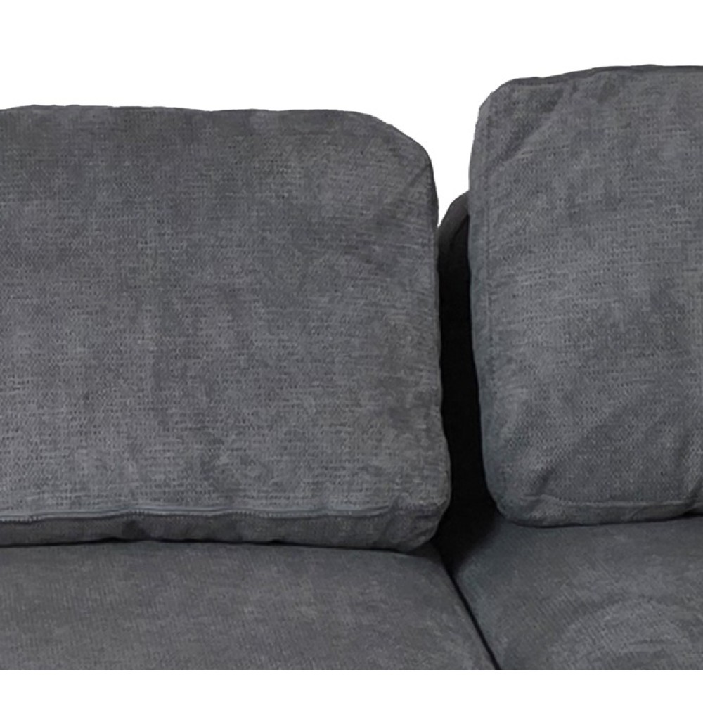 Artekko Cloud Γκρι Υφασμάτινος Πολυμορφικός Γωνιακός Καναπές με 3 Ανεξάρτητα Κομμάτια (98x95x68)cm (80x93x68)cm (92x157x68)cm 3pcs