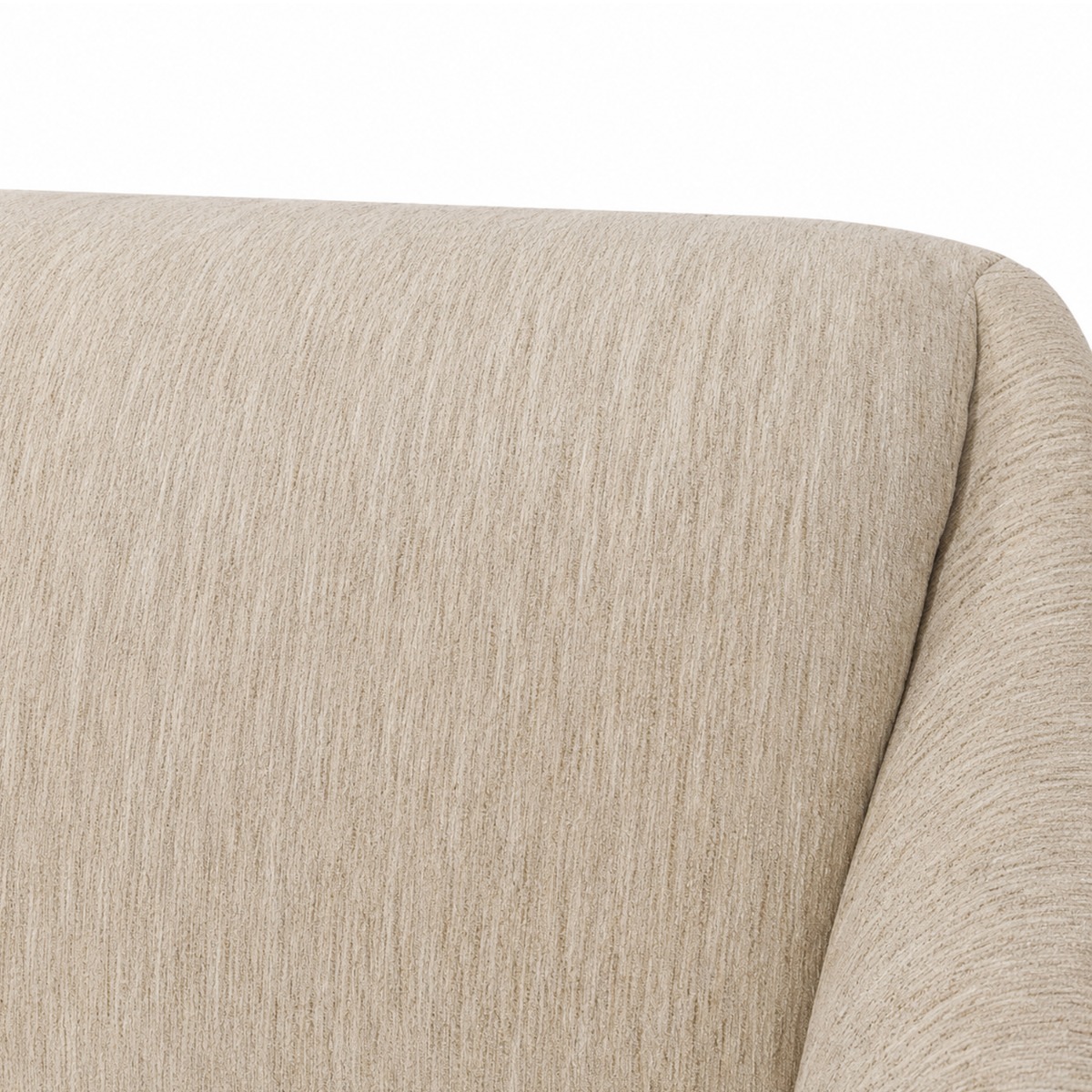 Artekko Novar Μπεζ Υφασμάτινος Τριθέσιος Καναπές (225x98x77)cm