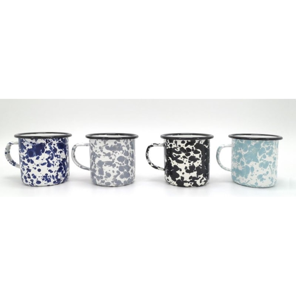 Artekko Mug Πολύχρωμες Μεταλλικές Κούπες (12x9x9)cm 4pcs