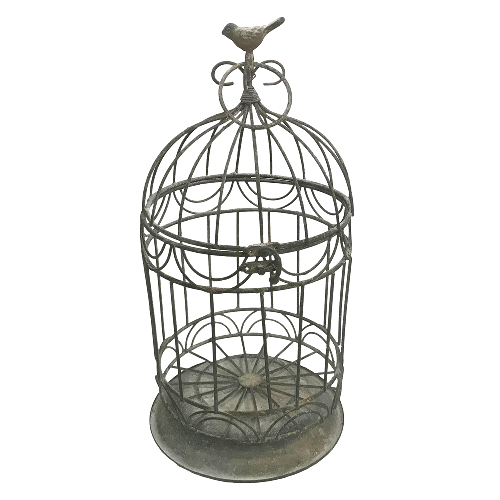 Artekko Cage Πράσινο Μεταλλικό Διακοσμητικό Κλουβί (20x20x40)cm