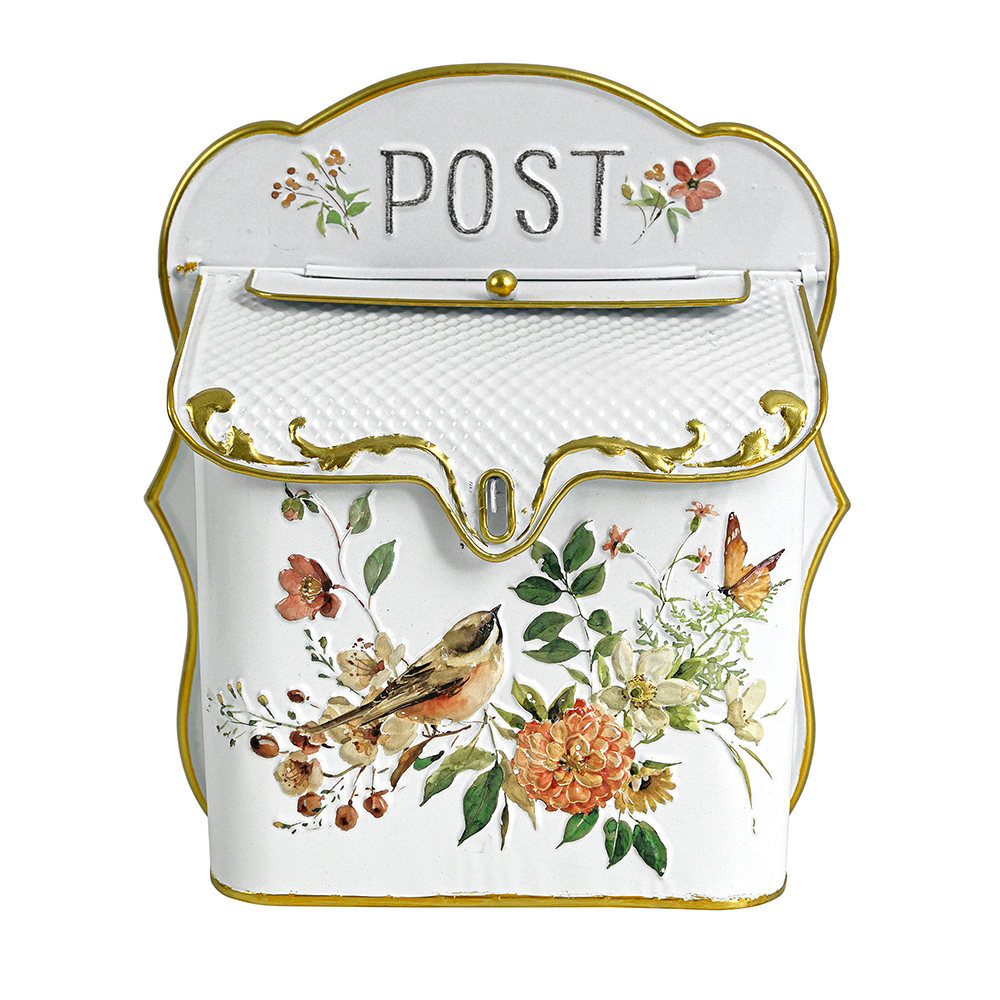 Artekko Mailbox Λευκό Μεταλλικό Γραμματοκιβώτιο (27x12x32)cm