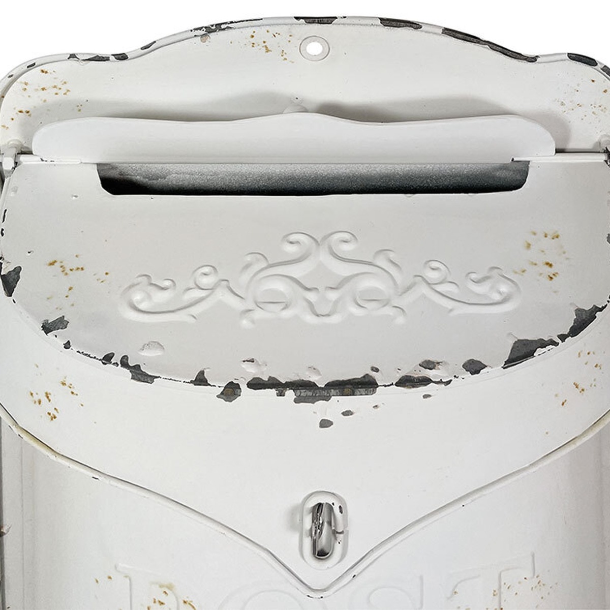 Artekko Mailbox Λευκό Μεταλλικό Γραμματοκιβώτιο (27x10x40)cm