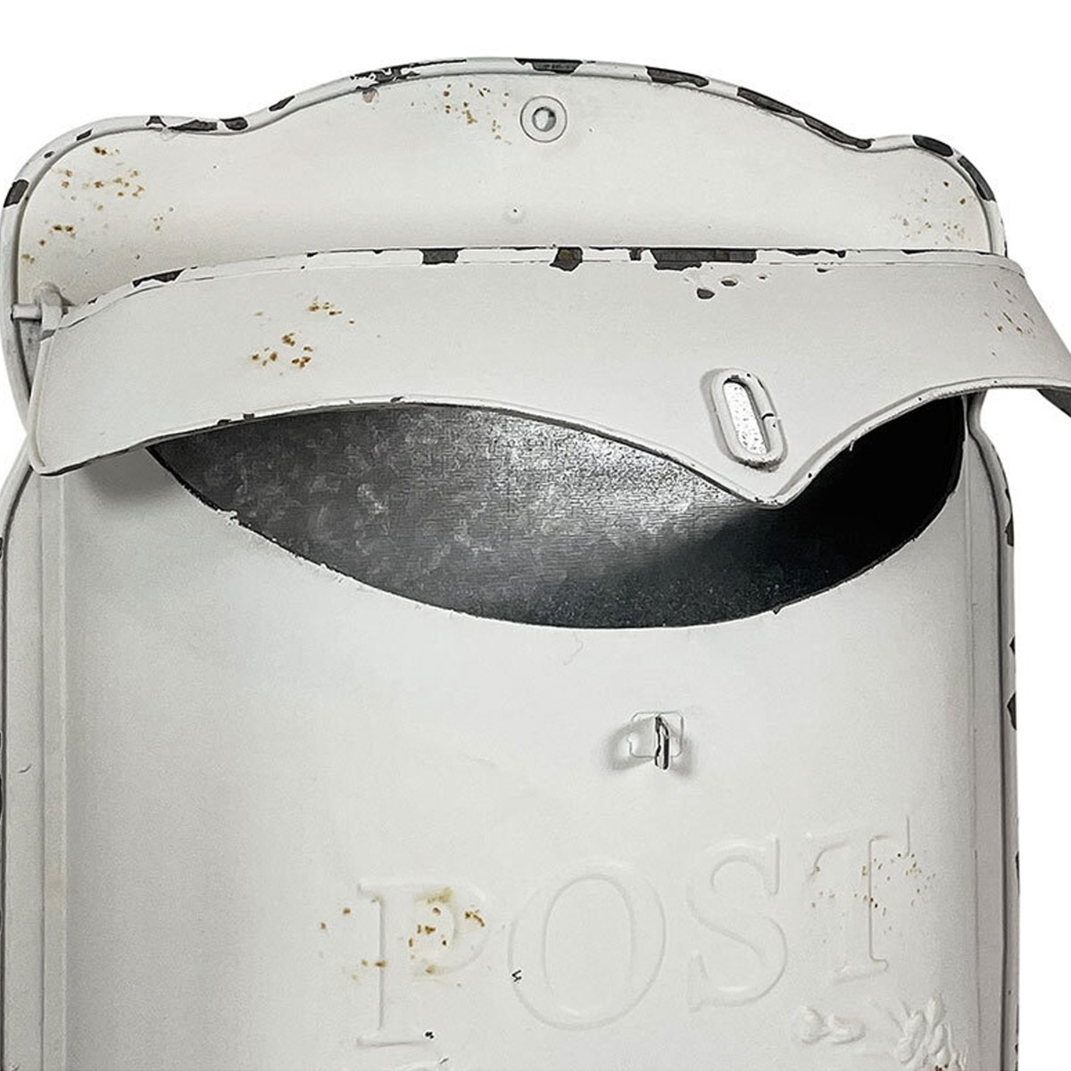 Artekko Mailbox Λευκό Μεταλλικό Γραμματοκιβώτιο (27x10x40)cm