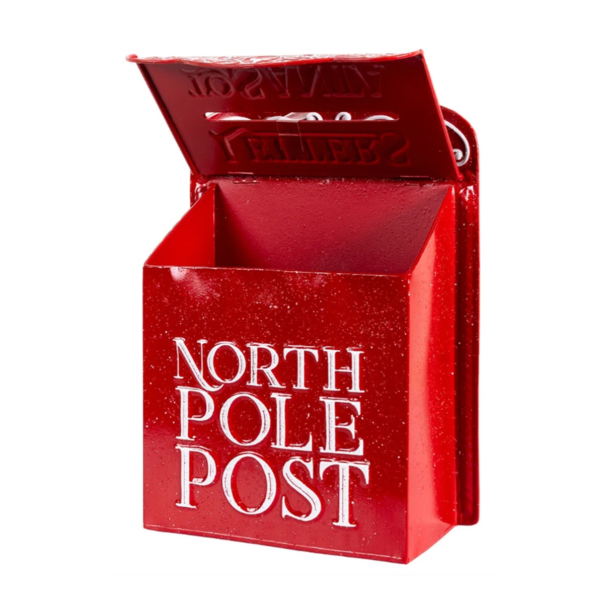 Artekko Xmas Mailbox Κόκκινο Μεταλλικό Γραμματοκιβώτιο (26x12x35)cm