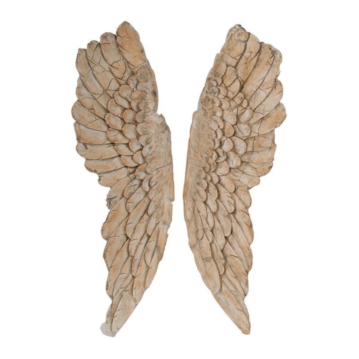 Artekko Angel Wings Μπεζ Διακοσμητικά Φτερά Τοίχου από Μαγνήσιο (29.2x7.6x104)cm 2pcs