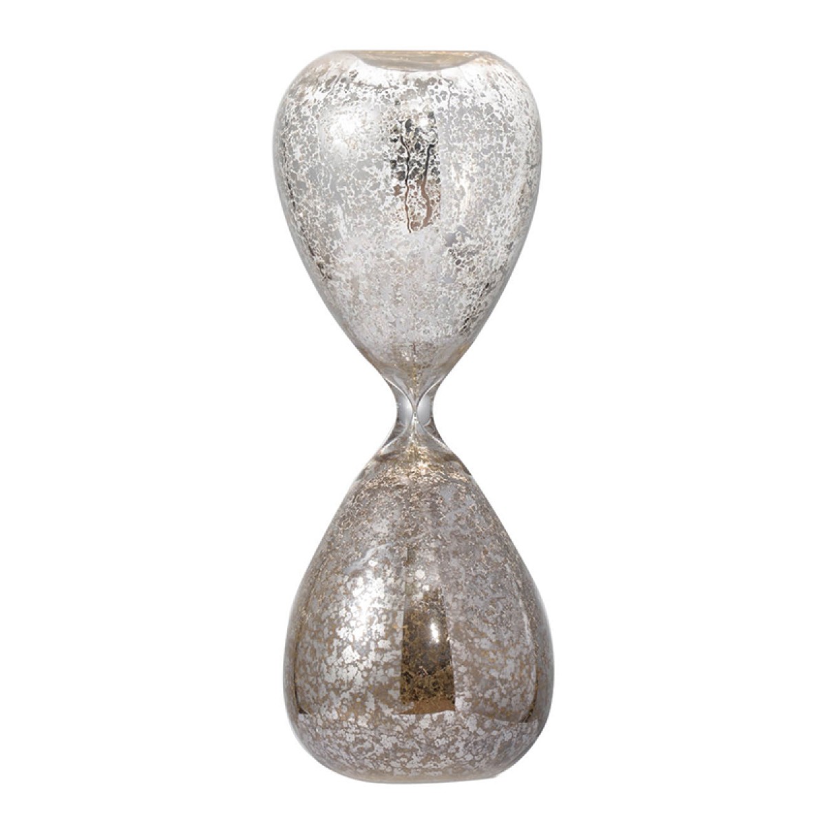 Artekko Hourglass Γυάλινη Διακοσμητική Κλεψύδρα με Μπεζ Άμμο (9x9x25.4)cm
