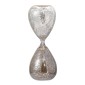Artekko Hourglass Γυάλινη Διακοσμητική Κλεψύδρα με Μπεζ Άμμο (9x9x25.4)cm