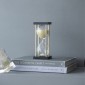 Artekko Hourglass Γυάλινη Διακοσμητική Κλεψύδρα σε Βάση με Μπεζ Άμμο (8.5x8.5x19.5)cm