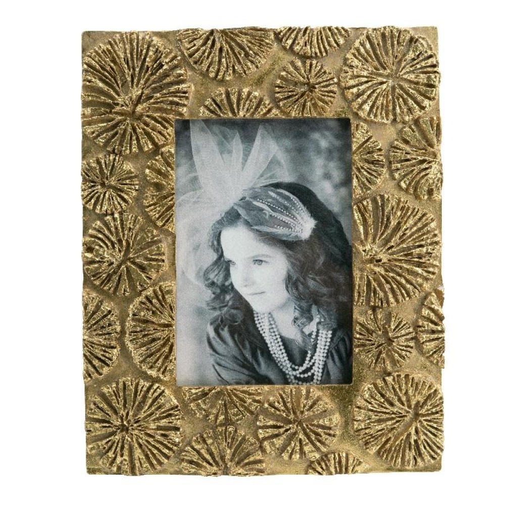 Artekko Golden Κορνίζα Φωτογραφίας 9x14cm Ρητίνη Χρυσό (18.5x2x23.5)cm