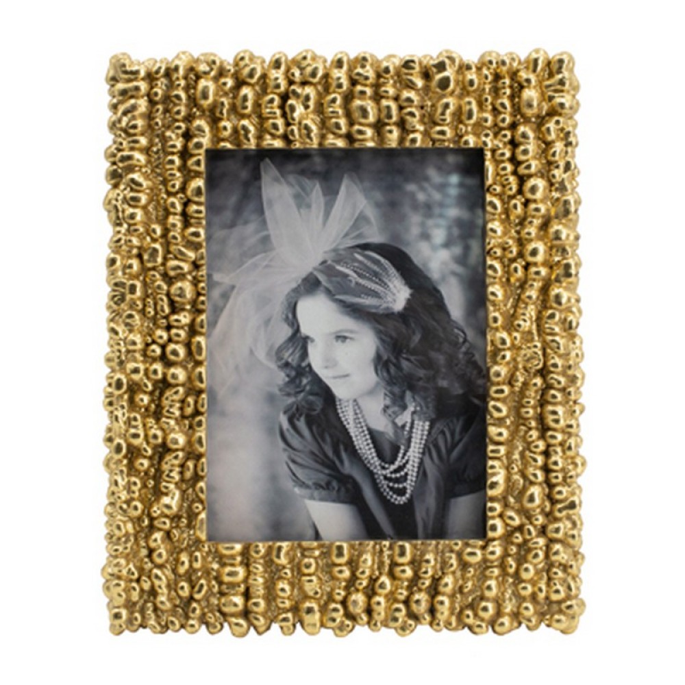 Artekko Golden Κορνίζα Ρητίνη Χρυσό (21x2.5x25)cm