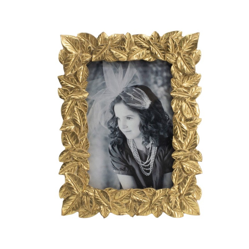 Artekko Golden Χρυσή Κορνίζα Ρητίνης για Φωτογραφία 4x6" (15x1.5x19.5)cm