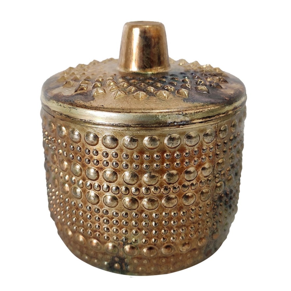 Artekko Soy Κερί Σόγιας σε Γυάλινο Δοχείο Χρυσό (7.6x7.6x8.9)cm