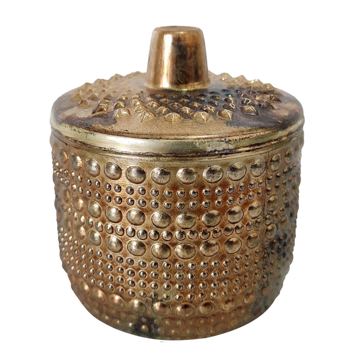Artekko Soy Κερί Σόγιας σε Γυάλινο Δοχείο Χρυσό (7.6x7.6x8.9)cm