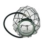Artekko Clear Βάζο/Φανάρι Διάφανο Γυάλινο με Μεταλλικό Πλέγμα (17.5x17.5x30.5)cm