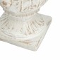 Artekko Pedestal Διακοσμητικό Δοχείο από Μαγνήσιο σε Λευκή Πατίνα (24x24x27)cm