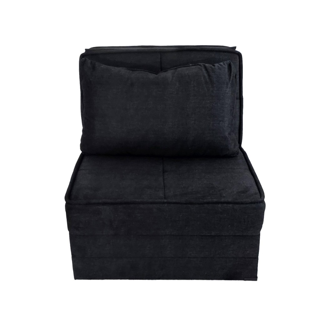 Artekko Thales Γκρι Πολυθρόνα Κρεβάτι με Αποθηκευτικό Χώρο (110x85x90)cm Κρεβάτι (200x85x45)cm