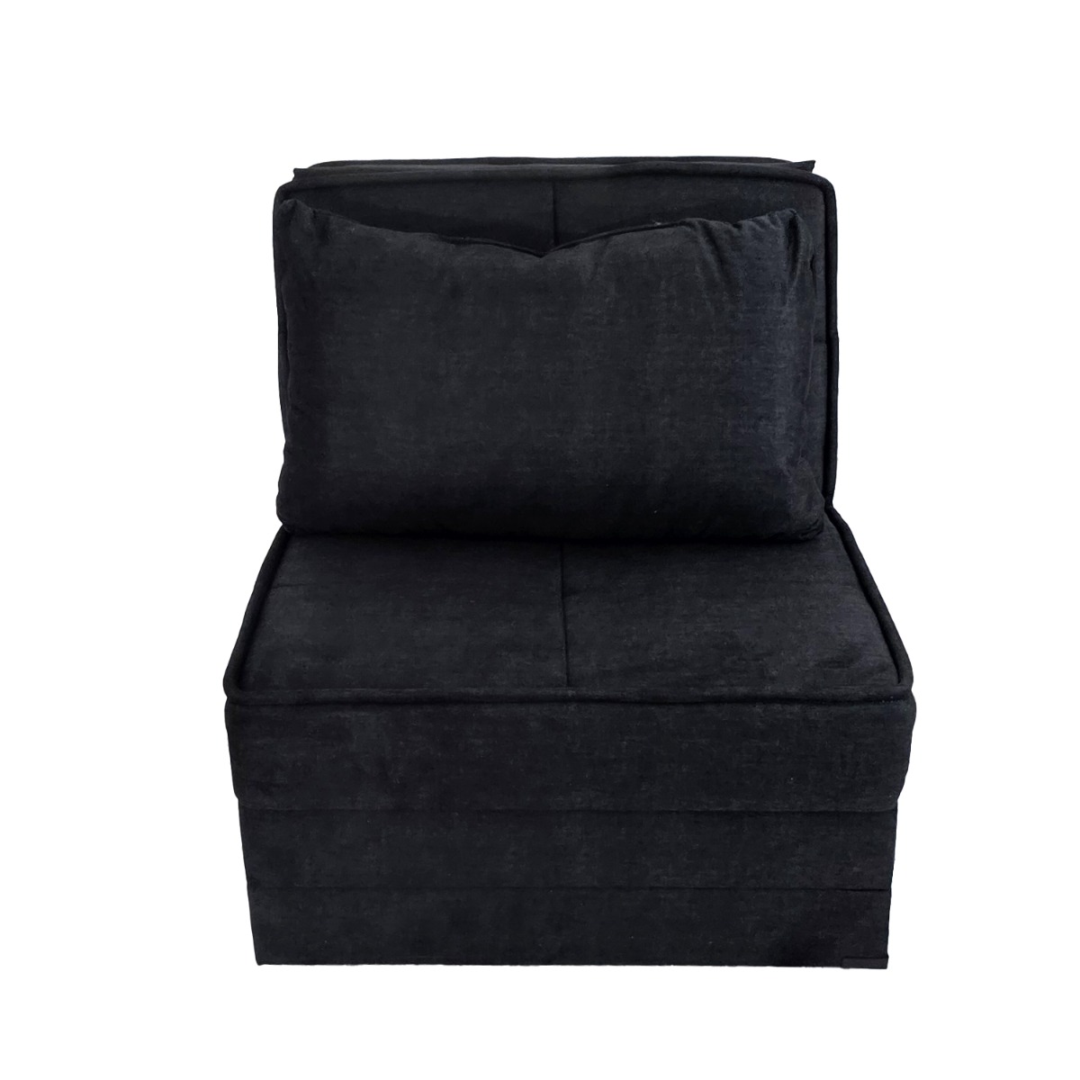 Artekko Thales Γκρι Πολυθρόνα Κρεβάτι με Αποθηκευτικό Χώρο (110x85x90)cm Κρεβάτι (200x85x45)cm