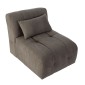 Artekko Sofia Γκρι Μπουκλέ Πολυθρόνα (70x95x75)cm