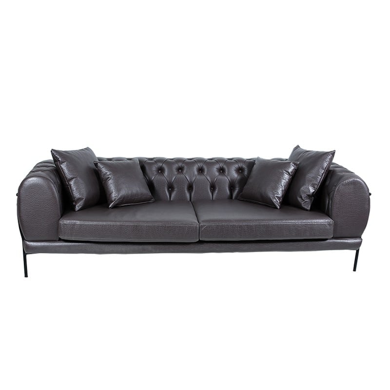 Artekko Zroisac Καναπές Τετραθέσιος με Τεχνόδερμα (275x95x72)cm
