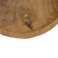 Artekko Woody Μπολ Διακοσμητικό από Ξύλο Teak Φυσικό Σετ/2