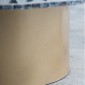 Artekko Ivory Τραπέζι Σαλονιού MDF Capiz Ασπρόμαυρο (89x89x41)cm
