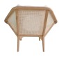 Artekko Tectona Πολυθρόνα από Ξύλο Teak/Ρατάν Φυσικό (105x82x75)cm