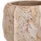 Artekko Raw Μπεζ Τσιμεντένια Γλάστρα με Οπή Αποστράγγισης (39x39x35)cm