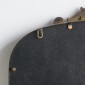 Artekko Dia Χρυσός Μεταλλικός Καθρέπτης Τοίχου (61x3.8x106)cm