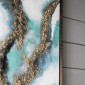 Artekko Glitter Πίνακας Καμβάς με Κορνίζα Ξύλο Καμβάς Πολύχρωμο (50x3.7x180)cm Σετ/2