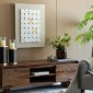 Artekko Mosaic Διακοσμητικός Πίνακας Plexiglass/Κεραμικό Μπεζ/Λευκό (60x4x80)cm