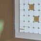 Artekko Mosaic Διακοσμητικός Πίνακας Plexiglass/Κεραμικό Μπεζ/Λευκό (60x4x80)cm