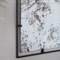 Artekko Irregular Καθρέπτης Αντικέ Τοίχου Μέταλλο Γυαλί Χρυσό (81x56x1.5)cm