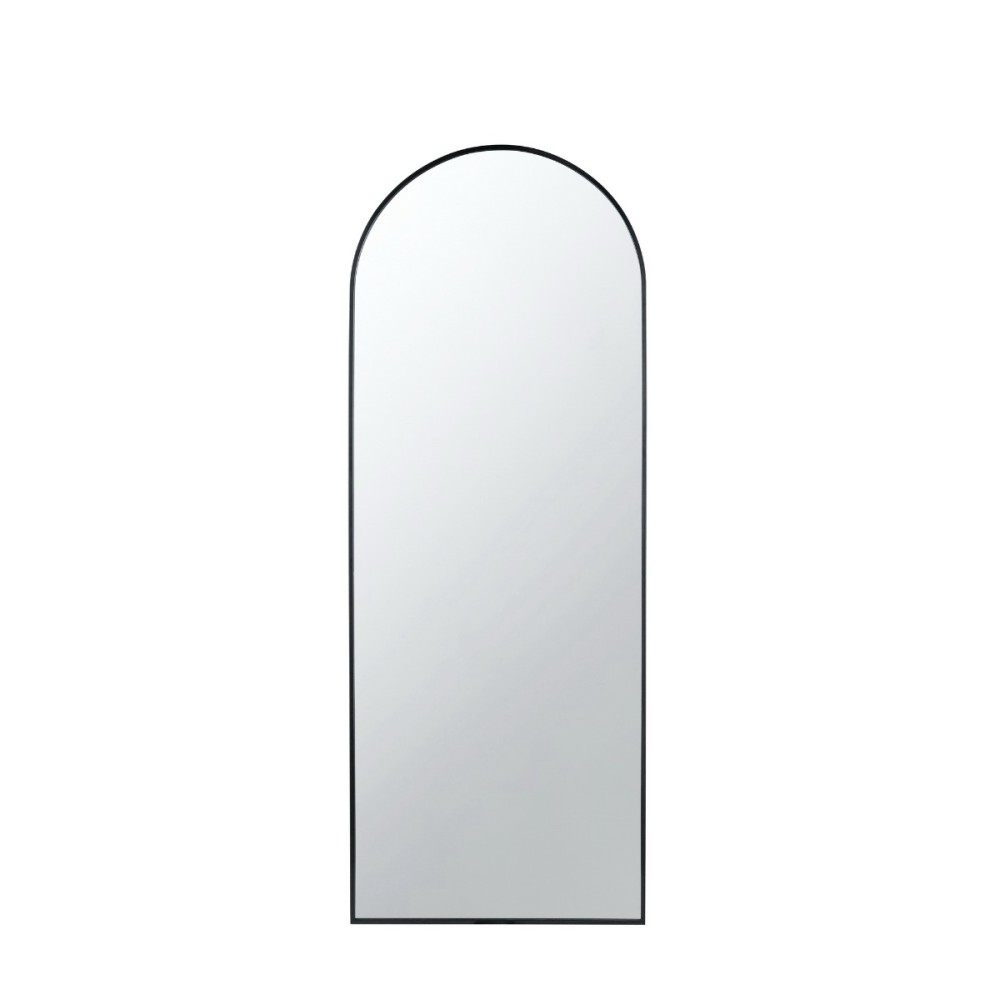 Artekko Dia Μαύρος Μεταλλικός Καθρέπτης Δαπέδου (71.1x2.5x188)cm