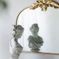 Artekko Dia Καθρέπτης Τοίχου Μέταλλο Γυαλί Χρυσό (101x5x89)cm
