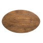 Artekko Woody Τραπέζι Σαλονιού από Ξύλο Mango Καφέ (99x61x38)cm