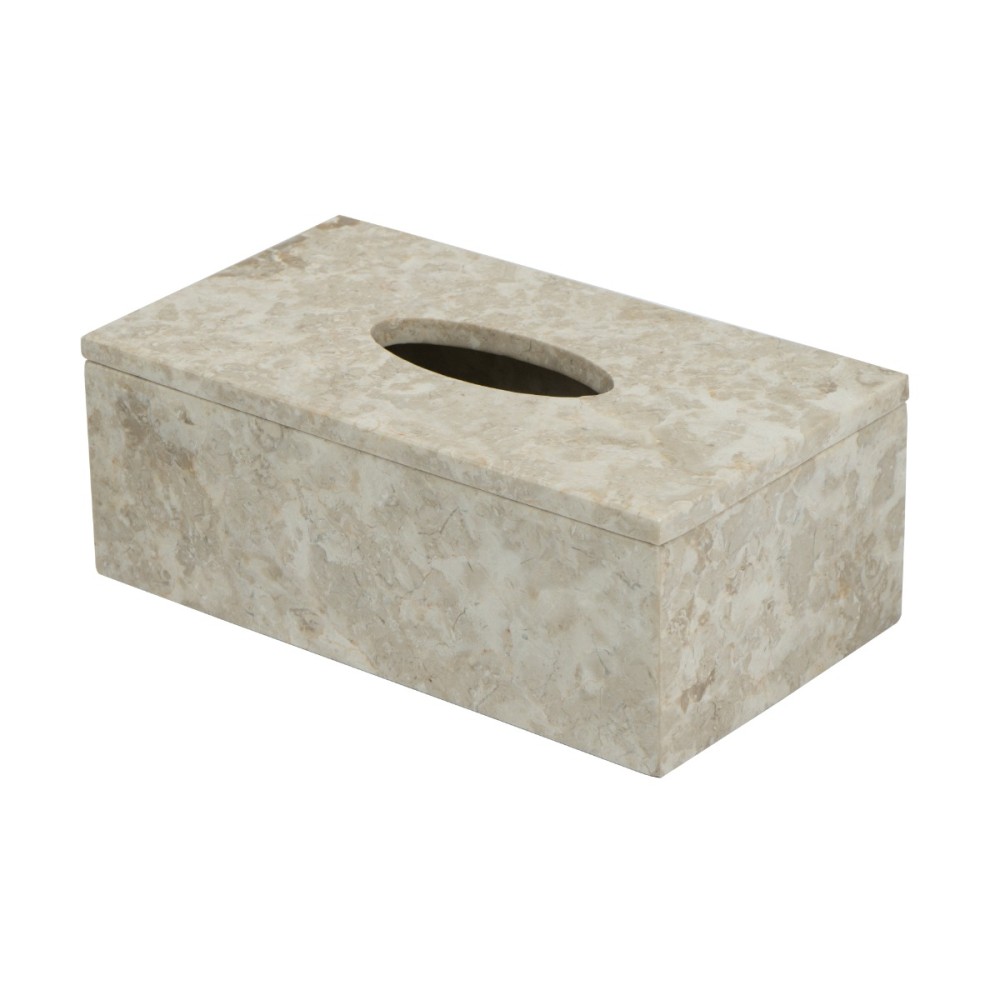 Artekko Marble Θήκη για Χαρτοπετσέτες Μάρμαρο Μπεζ (27x15x10)cm