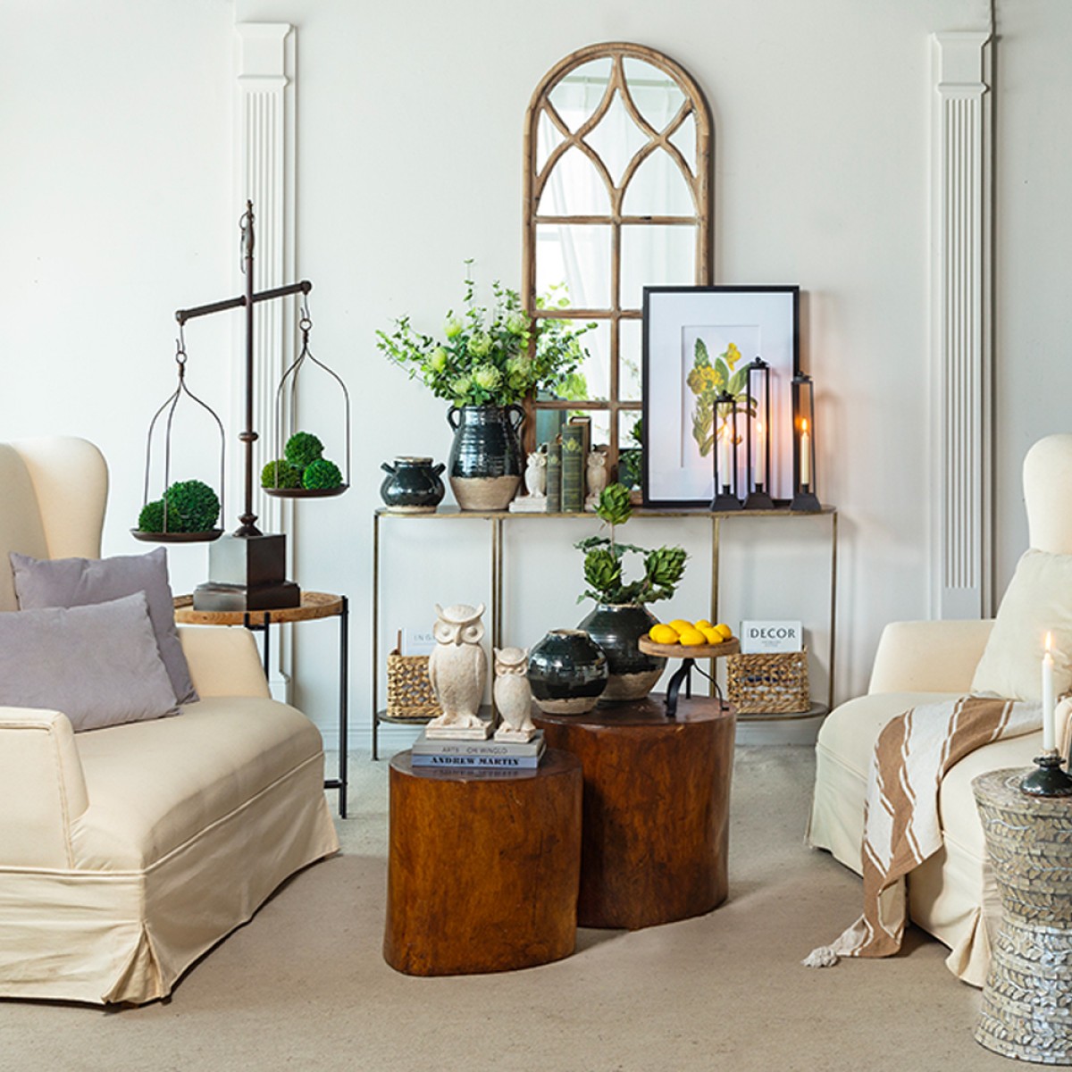 Artekko Lantern Μαύρα Μεταλλικά Κηροπήγια για Κερί Σπαρματσέτα (10x10x48)cm 3pcs