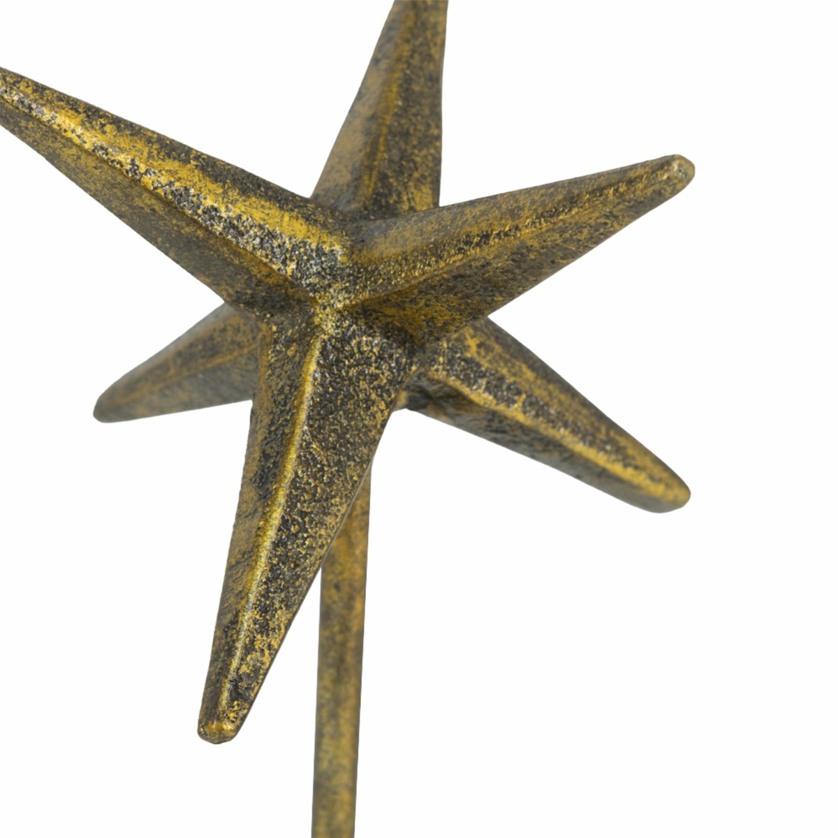 Artekko Trophy Χρυσό Μεταλλικό Επιτραπέζιο Διακοσμητικό σε Μαύρη Βάση (7x7x28.5)cm