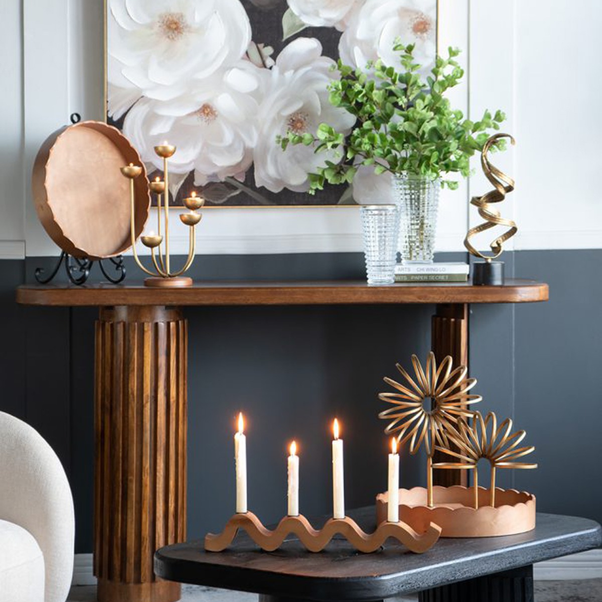 Artekko Trophy Χρυσό Μεταλλικό Επιτραπέζιο Διακοσμητικό (13x9x42)cm