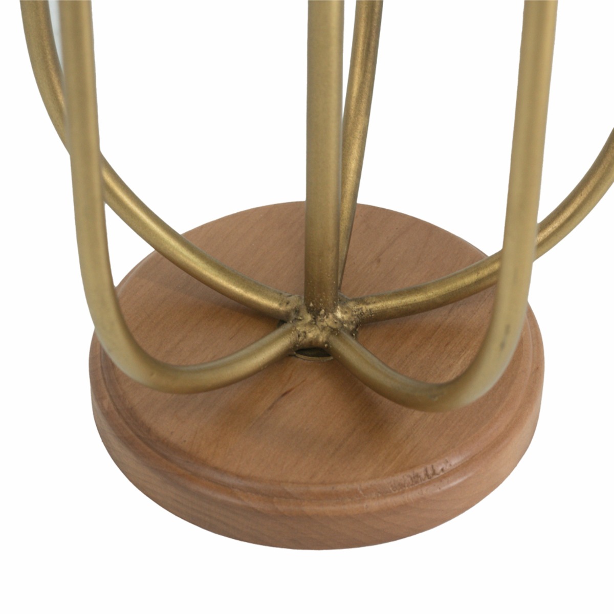 Artekko Trophy Χρυσό Μεταλλικό Επιτραπέζιο Κηροπήγιο (20.5x14x39.5)cm