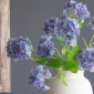 Artekko Real Touch Κλαδί με Μοβ Ορτανσία από Πολυεστέρα (10x25x76)cm