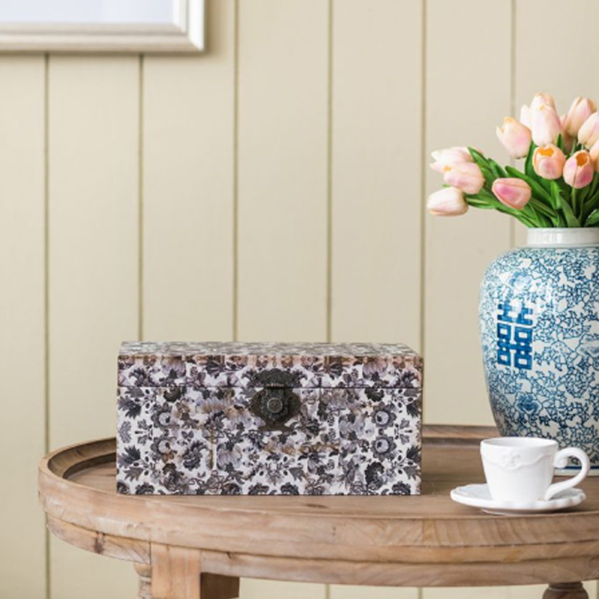 Artekko Box Διακοσμητικό Κουτί Κοσμηματοθήκη MDF Πολύχρωμο (19x31x14)cm Σετ/3